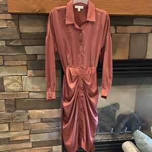 She + Sky Long Sleeve Dress